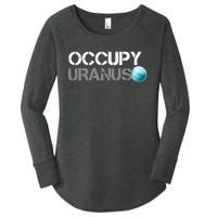 Dogedesigner Occupy Uranus Women's Perfect Tri Tunic Long Sleeve Shirt