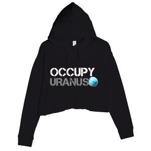 Dogedesigner Occupy Uranus Crop Fleece Hoodie