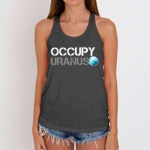 Dogedesigner Occupy Uranus Women's Knotted Racerback Tank