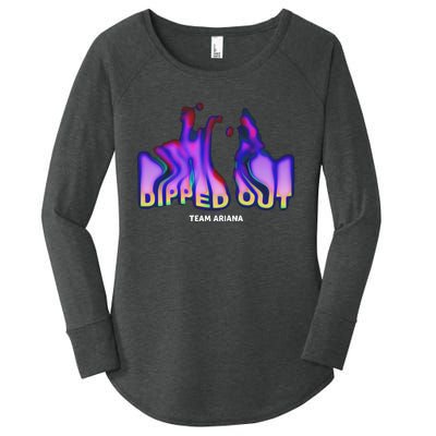 Dipped Out Vanderpump Rules Women's Perfect Tri Tunic Long Sleeve Shirt