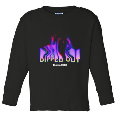 Dipped Out Vanderpump Rules Toddler Long Sleeve Shirt
