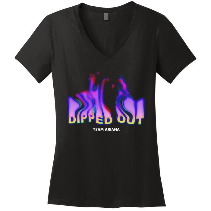 Dipped Out Vanderpump Rules Women's V-Neck T-Shirt