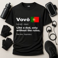 Definition Of Vovo Camisa Funny Portuguese Grandfather Cooling Performance Crew T-Shirt