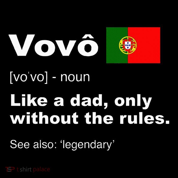 Definition Of Vovo Camisa Funny Portuguese Grandfather T-Shirt