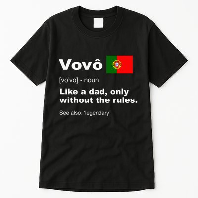 Definition Of Vovo Camisa Funny Portuguese Grandfather Tall T-Shirt