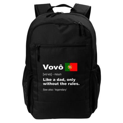 Definition Of Vovo Camisa Funny Portuguese Grandfather Backpack