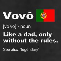 Definition Of Vovo Camisa Funny Portuguese Grandfather Adult Drive Performance Visor