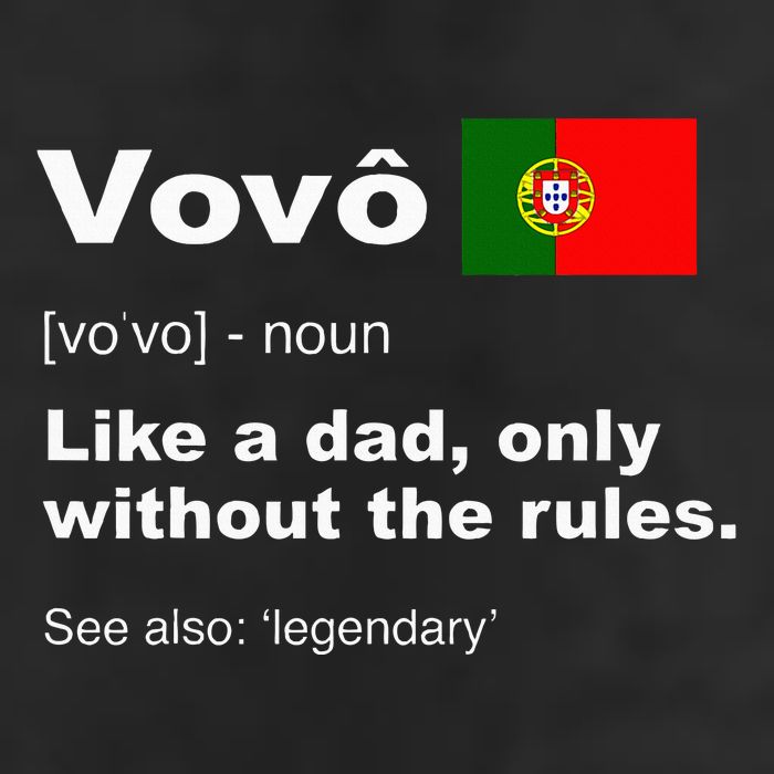 Definition Of Vovo Camisa Funny Portuguese Grandfather Adult Drive Performance Visor