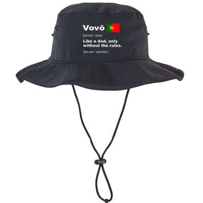 Definition Of Vovo Camisa Funny Portuguese Grandfather Bucket Hat