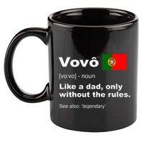 Definition Of Vovo Camisa Funny Portuguese Grandfather 11oz C Handle Ceramic Mug