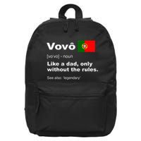 Definition Of Vovo Camisa Funny Portuguese Grandfather 16 in Basic Backpack