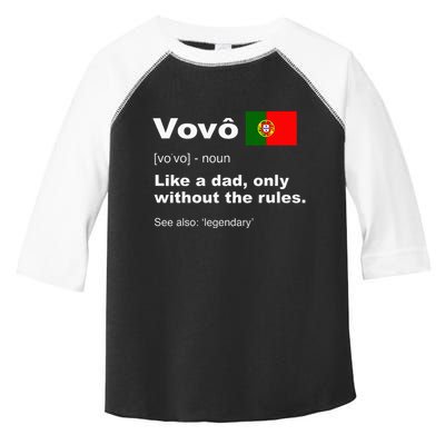 Definition Of Vovo Camisa Funny Portuguese Grandfather Toddler Fine Jersey T-Shirt