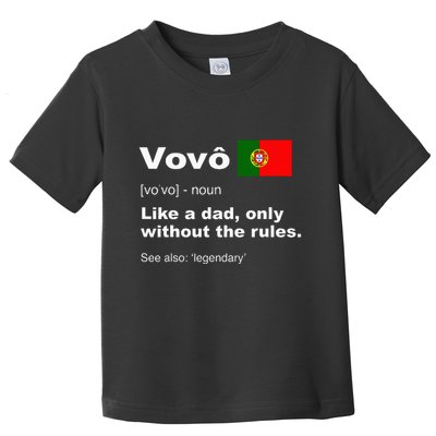 Definition Of Vovo Camisa Funny Portuguese Grandfather Toddler T-Shirt