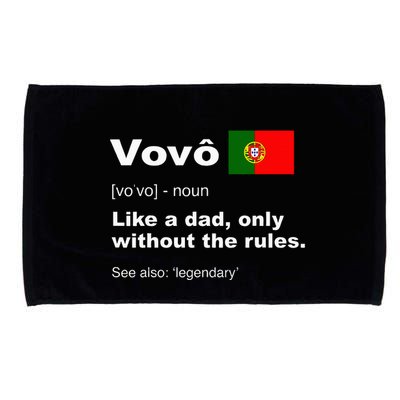 Definition Of Vovo Camisa Funny Portuguese Grandfather Microfiber Hand Towel