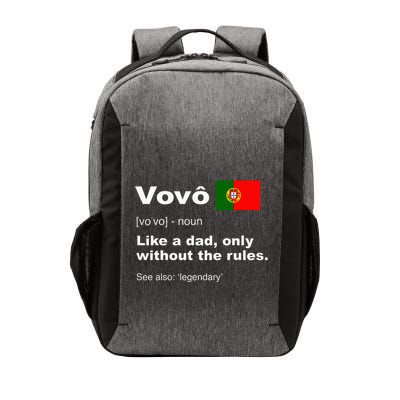 Definition Of Vovo Camisa Funny Portuguese Grandfather Vector Backpack
