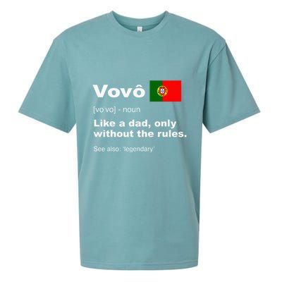 Definition Of Vovo Camisa Funny Portuguese Grandfather Sueded Cloud Jersey T-Shirt