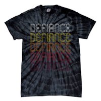 Defiance Oh Vintage Style Ohio Tie-Dye T-Shirt