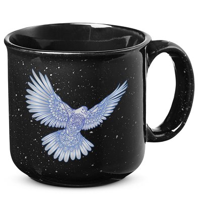 Dove Blue Porcelain 15oz Campfire Ceramic Mug