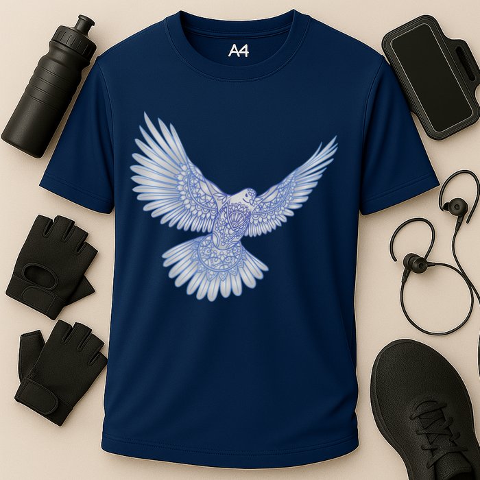 Dove Blue Porcelain Cooling Performance Crew T-Shirt