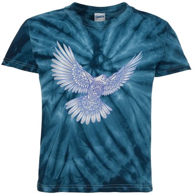 Dove Blue Porcelain Kids Tie-Dye T-Shirt