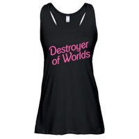 Destroyer Of Worlds Barb!e Barbenheimer Oppenheimer Barb!e Ladies Essential Flowy Tank