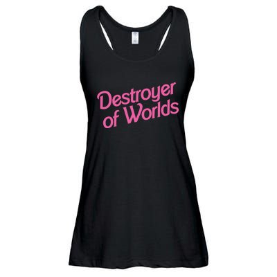 Destroyer Of Worlds Barb!e Barbenheimer Oppenheimer Barb!e Ladies Essential Flowy Tank