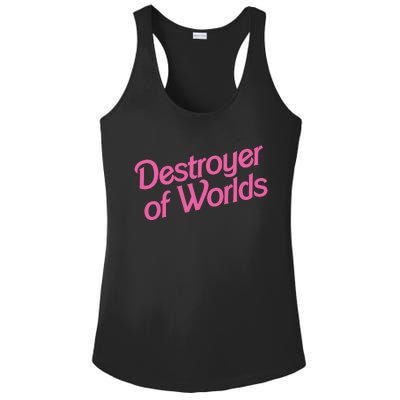 Destroyer Of Worlds Barb!e Barbenheimer Oppenheimer Barb!e Ladies PosiCharge Competitor Racerback Tank