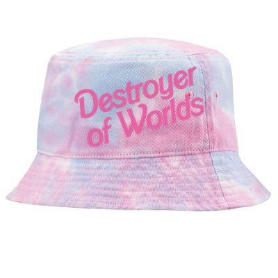 Destroyer Of Worlds In Pink Tie-Dyed Bucket Hat