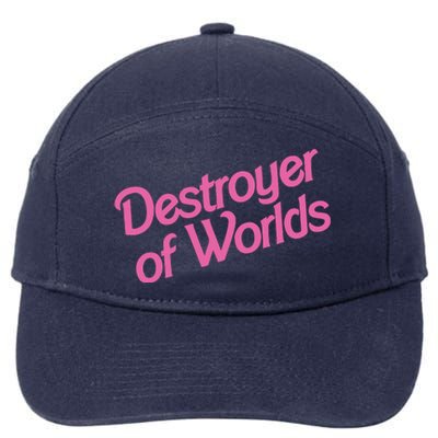 Destroyer Of Worlds In Pink 7-Panel Snapback Hat