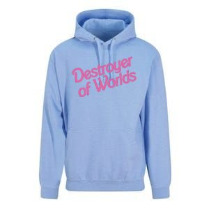 Destroyer Of Worlds In Pink Unisex Surf Hoodie