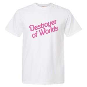 Destroyer Of Worlds In Pink Garment-Dyed Heavyweight T-Shirt