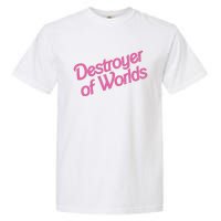 Destroyer Of Worlds In Pink Garment-Dyed Heavyweight T-Shirt