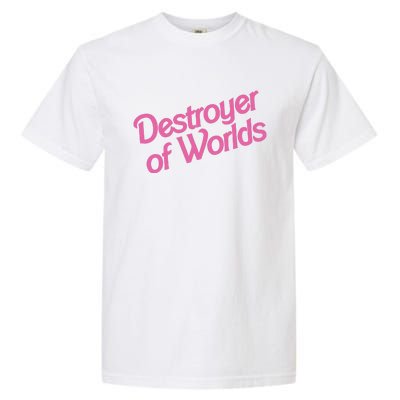 Destroyer Of Worlds In Pink Garment-Dyed Heavyweight T-Shirt