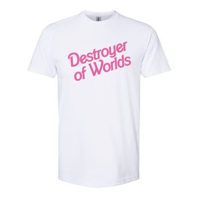 Destroyer Of Worlds In Pink Softstyle® CVC T-Shirt