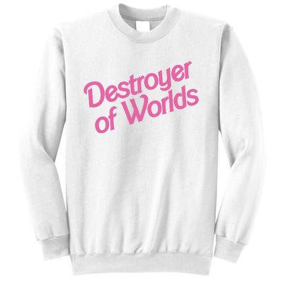 Destroyer Of Worlds In Pink Sweatshirt