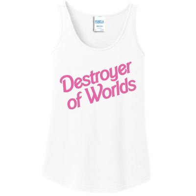 Destroyer Of Worlds In Pink Ladies Essential Tank