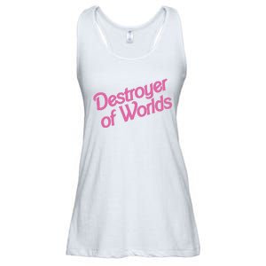 Destroyer Of Worlds In Pink Ladies Essential Flowy Tank