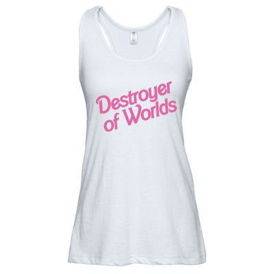 Destroyer Of Worlds In Pink Ladies Essential Flowy Tank