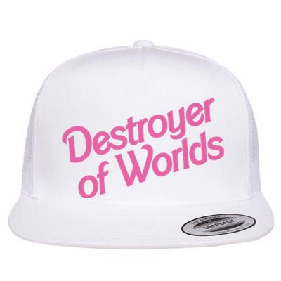 Destroyer Of Worlds In Pink Flat Bill Trucker Hat