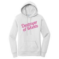 Destroyer Of Worlds In Pink Women's Pullover Hoodie