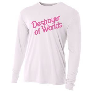 Destroyer Of Worlds In Pink Cooling Performance Long Sleeve Crew