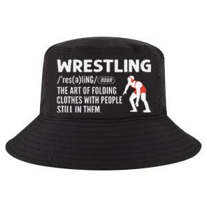 Definition Of Wrestling Funny Wrestler Coach Cool Comfort Performance Bucket Hat