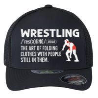 Definition Of Wrestling Funny Wrestler Coach Flexfit Unipanel Trucker Cap