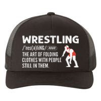 Definition Of Wrestling Funny Wrestler Coach Yupoong Adult 5-Panel Trucker Hat