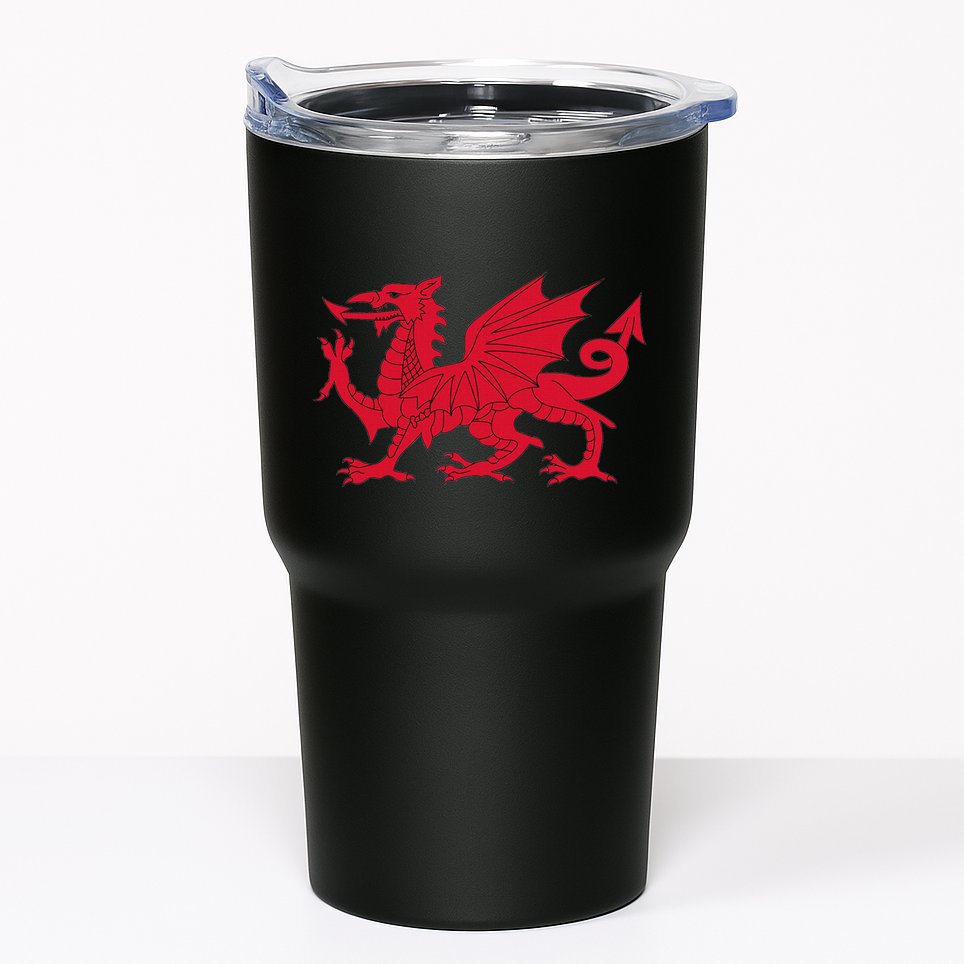 Dragon Of Wales Flag Cool Welsh Cymru Flags Tumbler