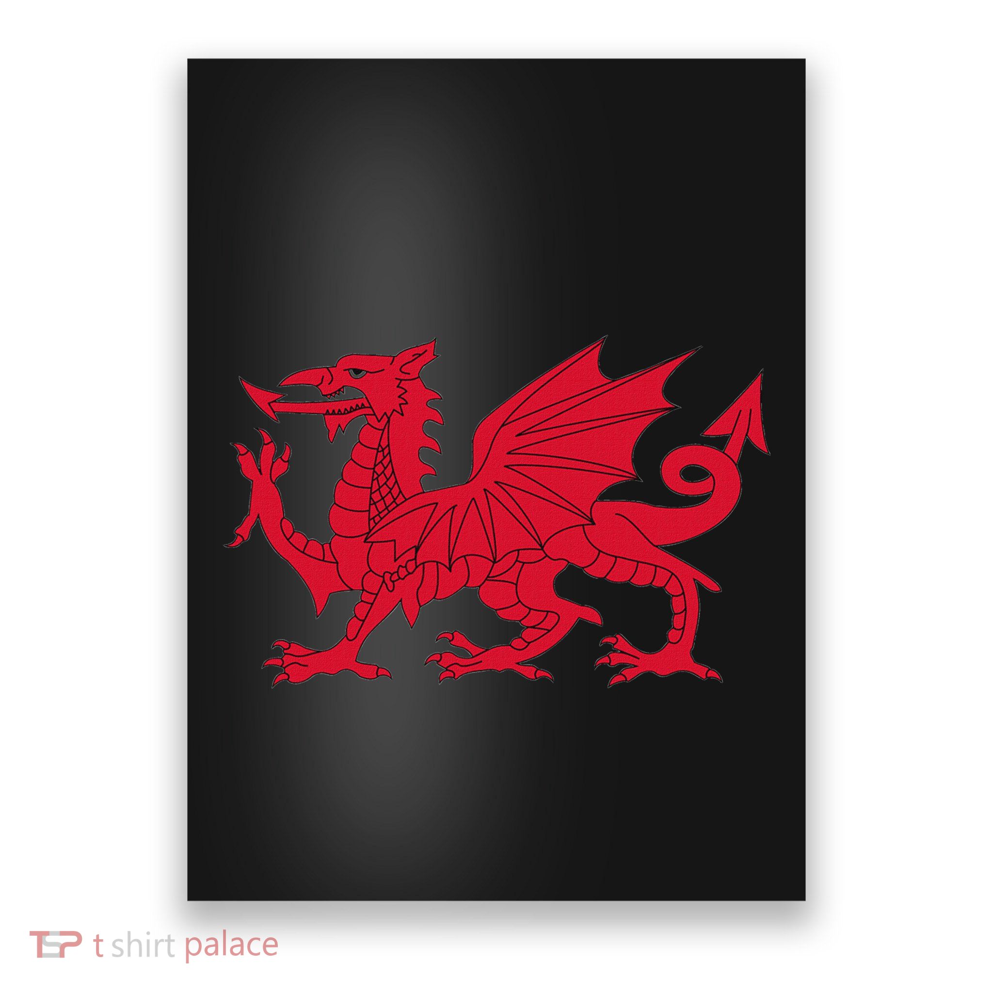 Dragon Of Wales Flag Cool Welsh Cymru Flags Poster