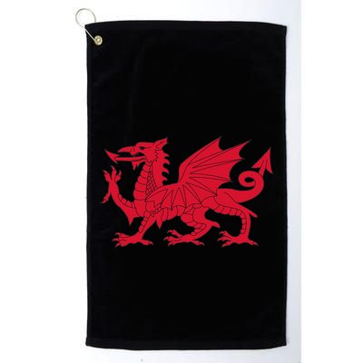Dragon Of Wales Flag Cool Welsh Cymru Flags Golf Towel