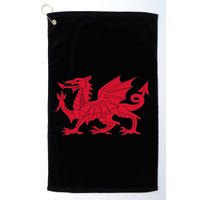 Dragon Of Wales Flag Cool Welsh Cymru Flags Golf Towel