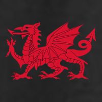 Dragon Of Wales Flag Cool Welsh Cymru Flags Golf Towel