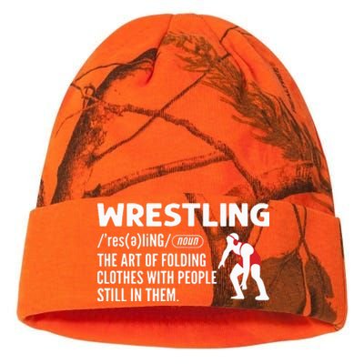 Definition Of Wrestling Wrestler Kati Licensed 12" Camo Beanie